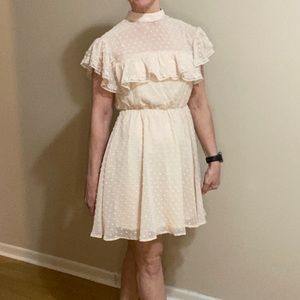 SHEIN Swiss dot chiffon dress Size XSmall